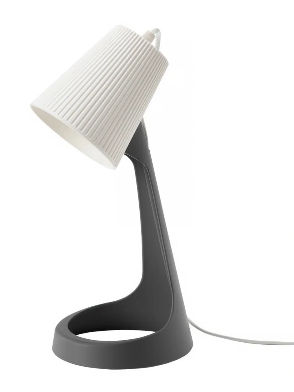 IKEA SVALLET Work lamp, dark gray/white